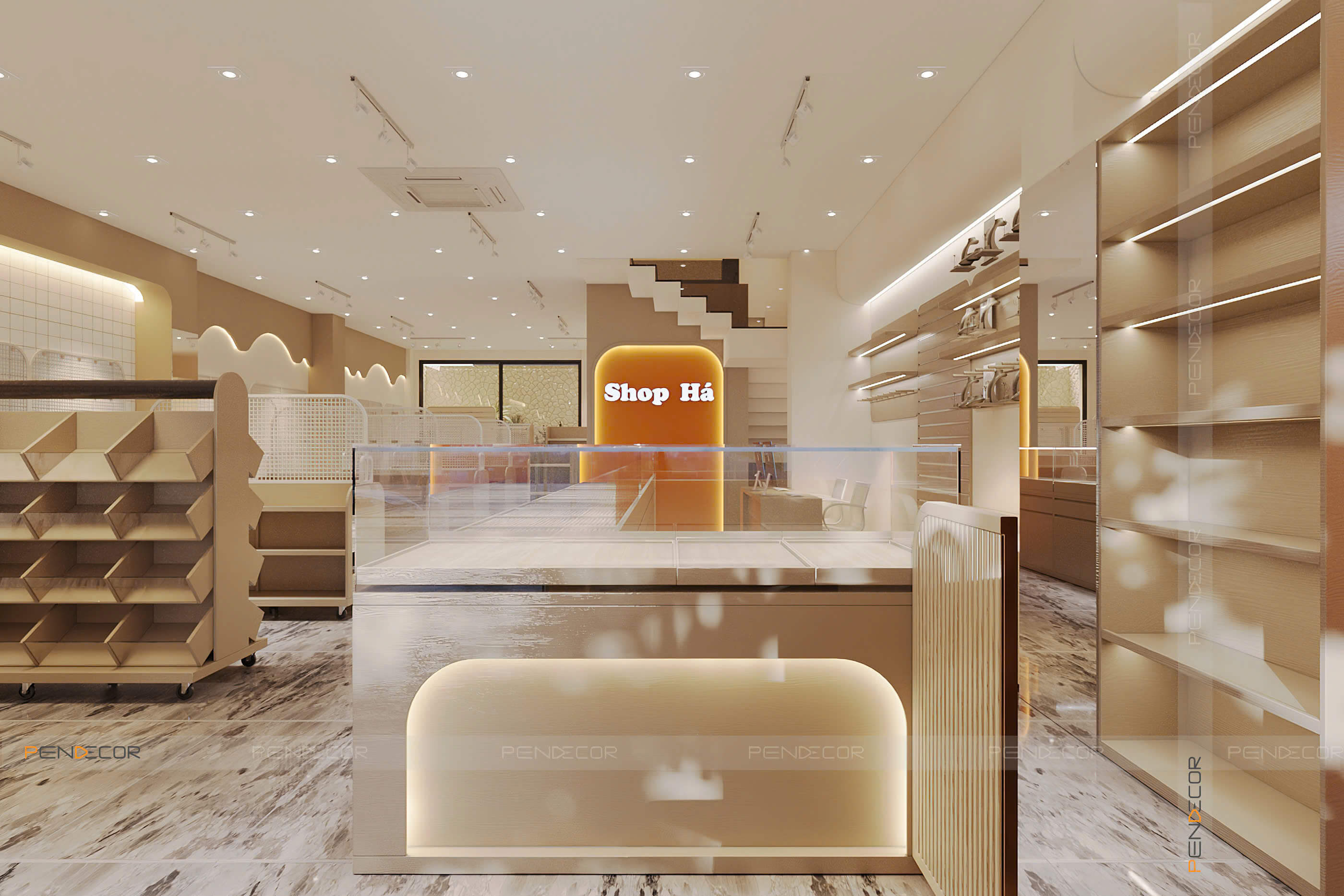 Thiết Kế Shop Phụ Kiện Shop Há