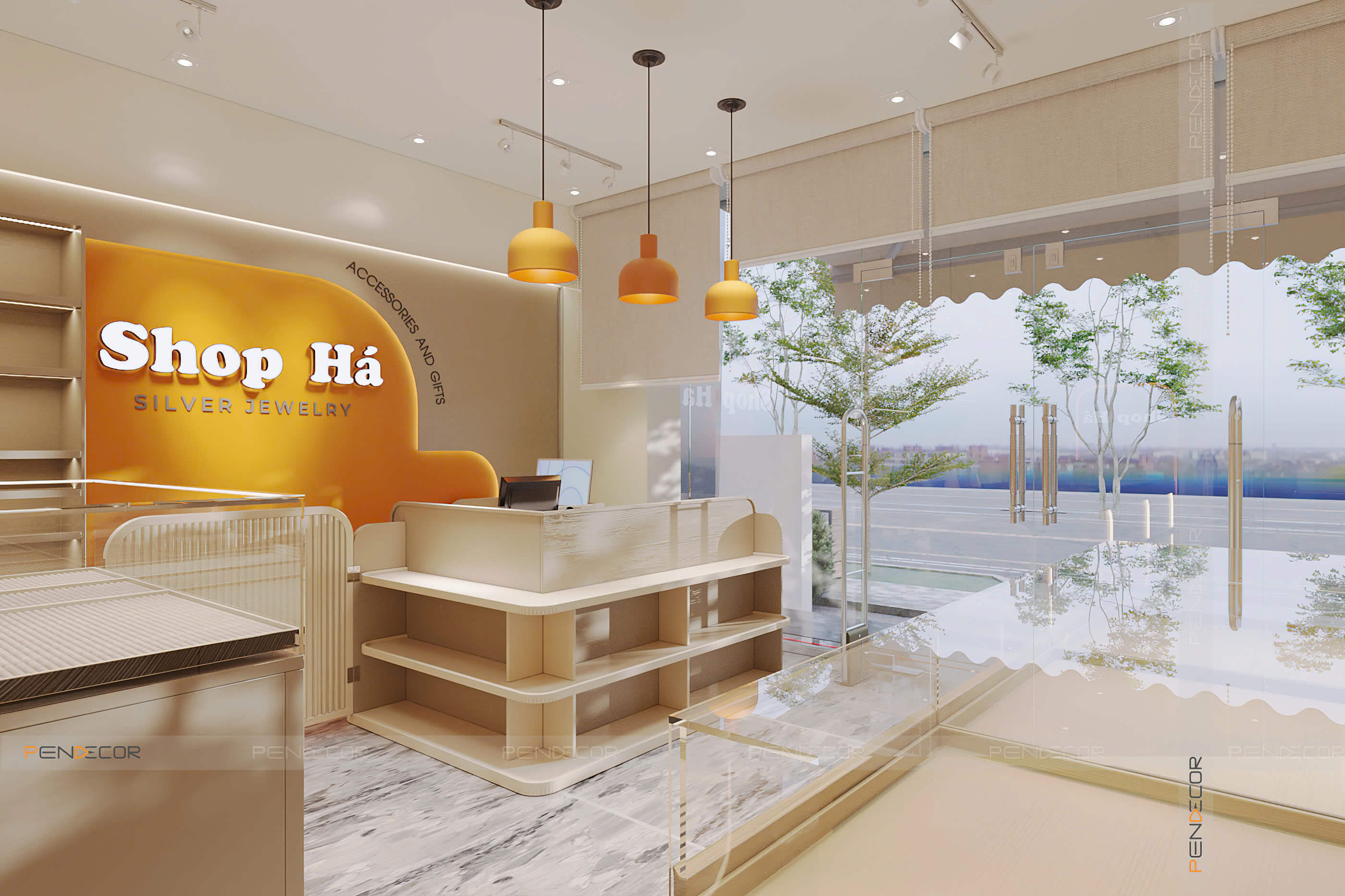Thiết Kế Shop Phụ Kiện Shop Há