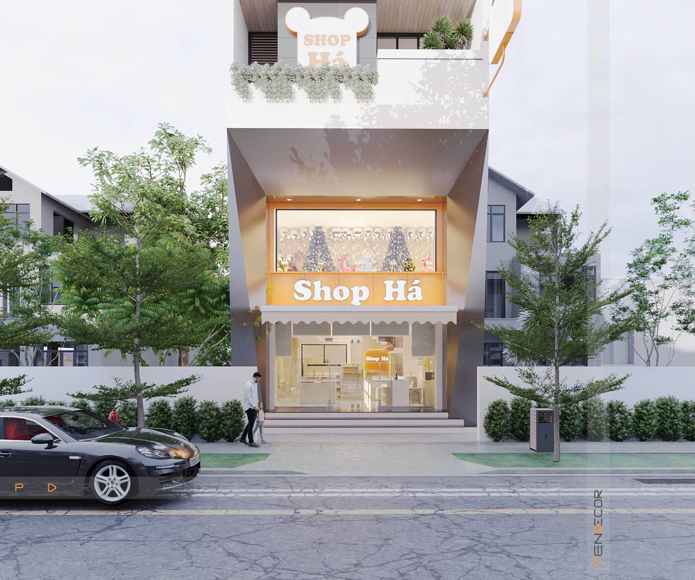 Thiết Kế Shop Phụ Kiện Shop Há