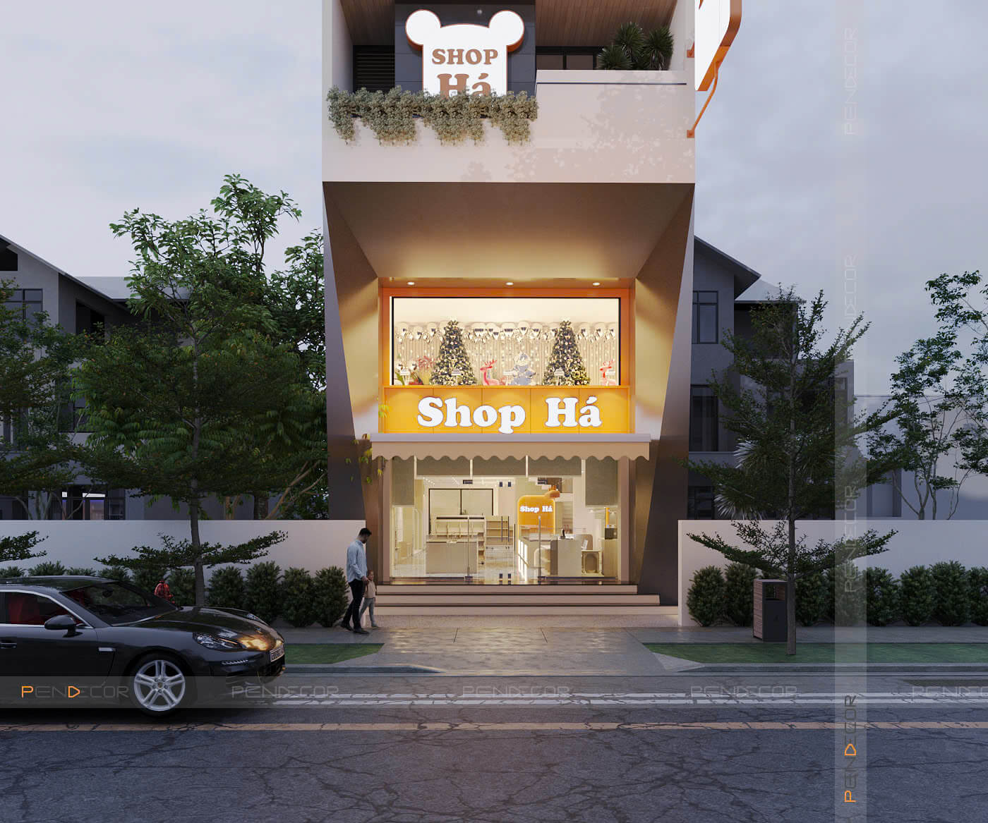 Thiết Kế Shop Phụ Kiện Shop Há