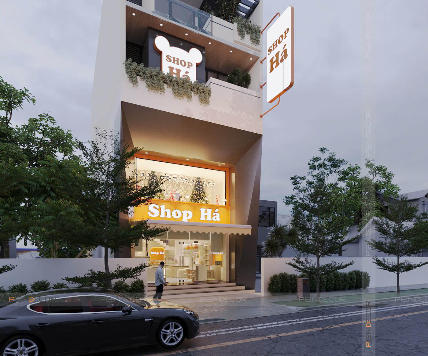 Thiết Kế Shop Phụ Kiện Shop Há