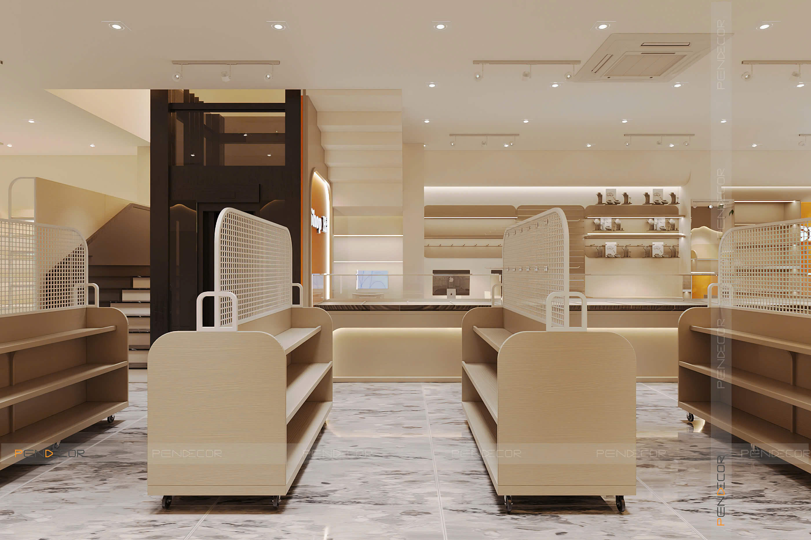 Thiết Kế Shop Phụ Kiện Shop Há