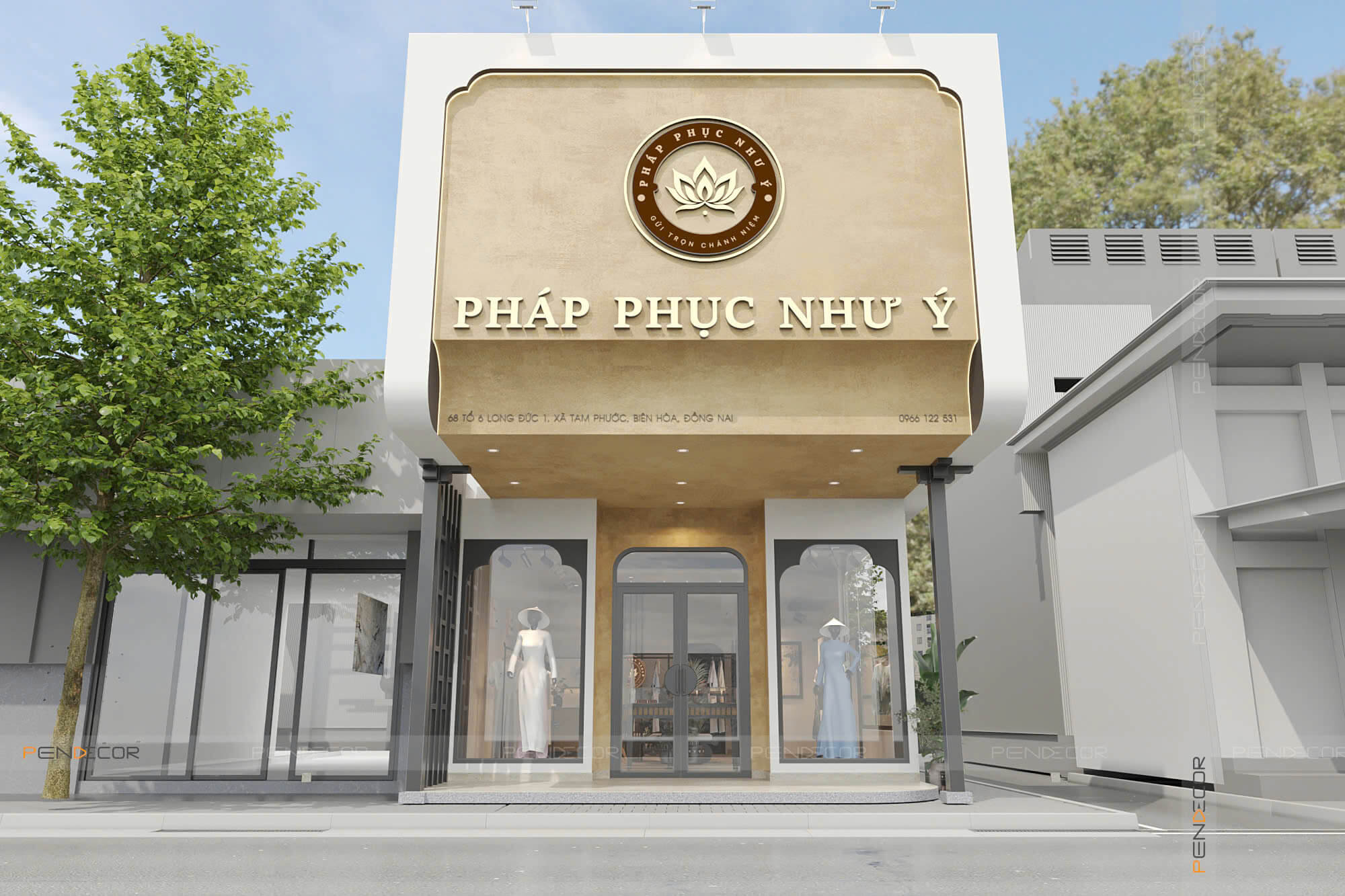 Thiết Kế Shop Thời Trang Pháp Phục Như Ý