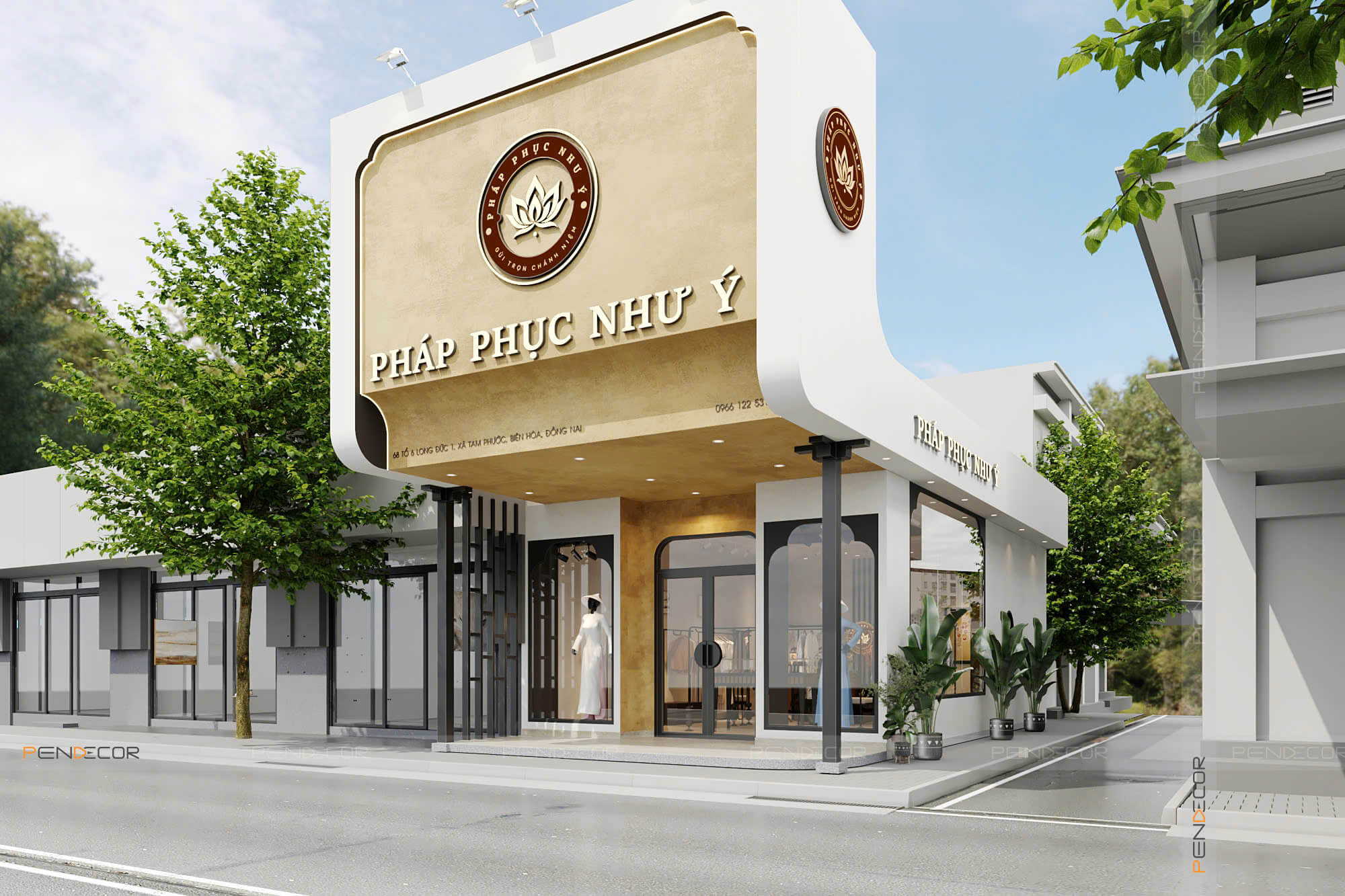 Thiết Kế Shop Thời Trang Pháp Phục Như Ý