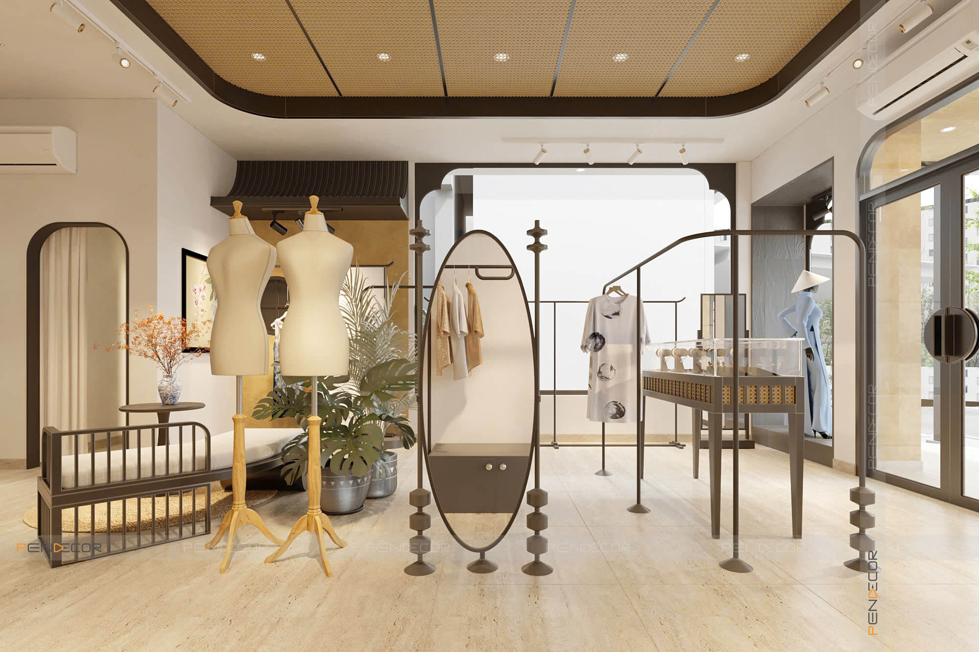 Thiết Kế Shop Thời Trang Pháp Phục Như Ý