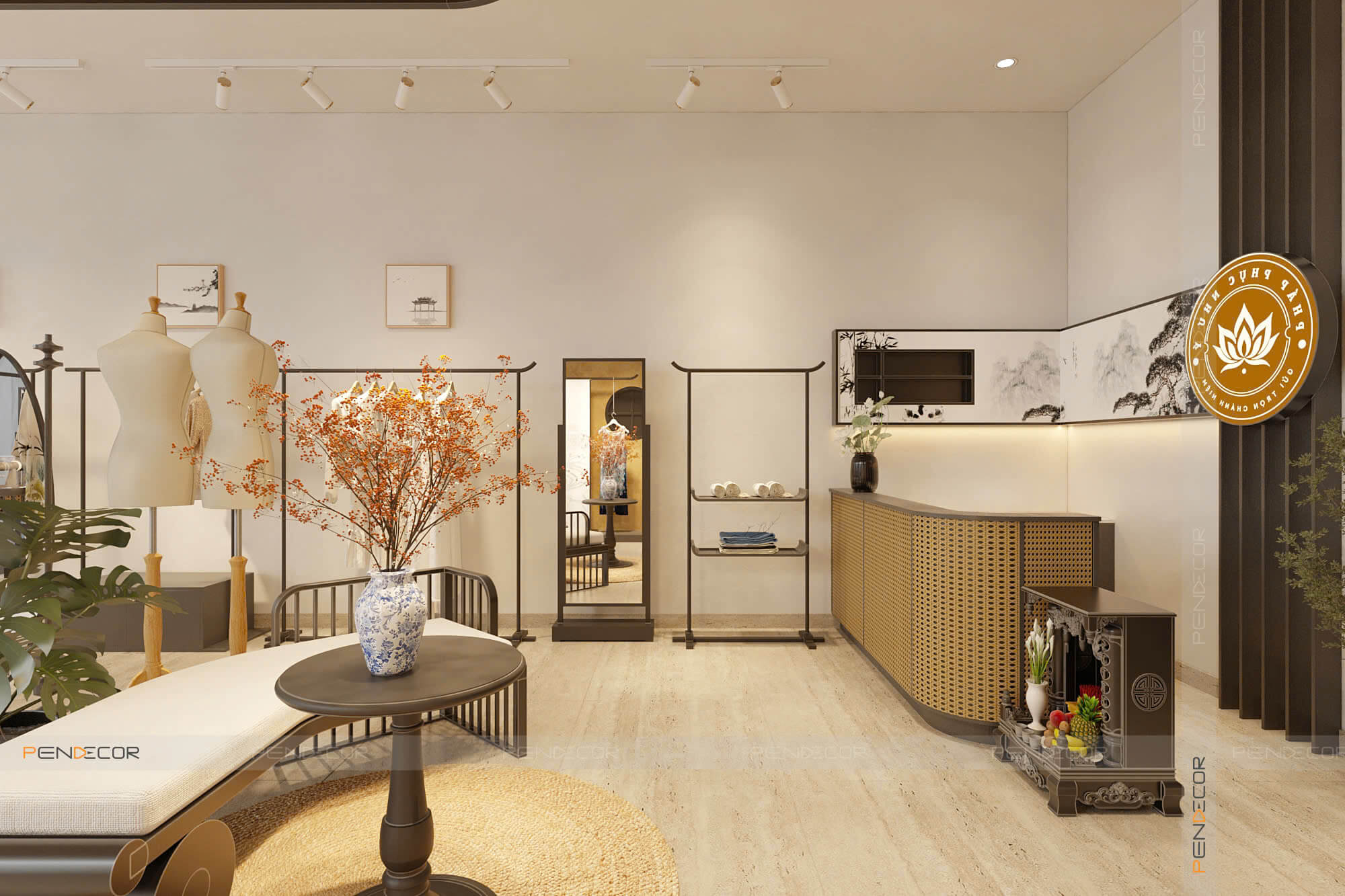 Thiết Kế Shop Thời Trang Pháp Phục Như Ý