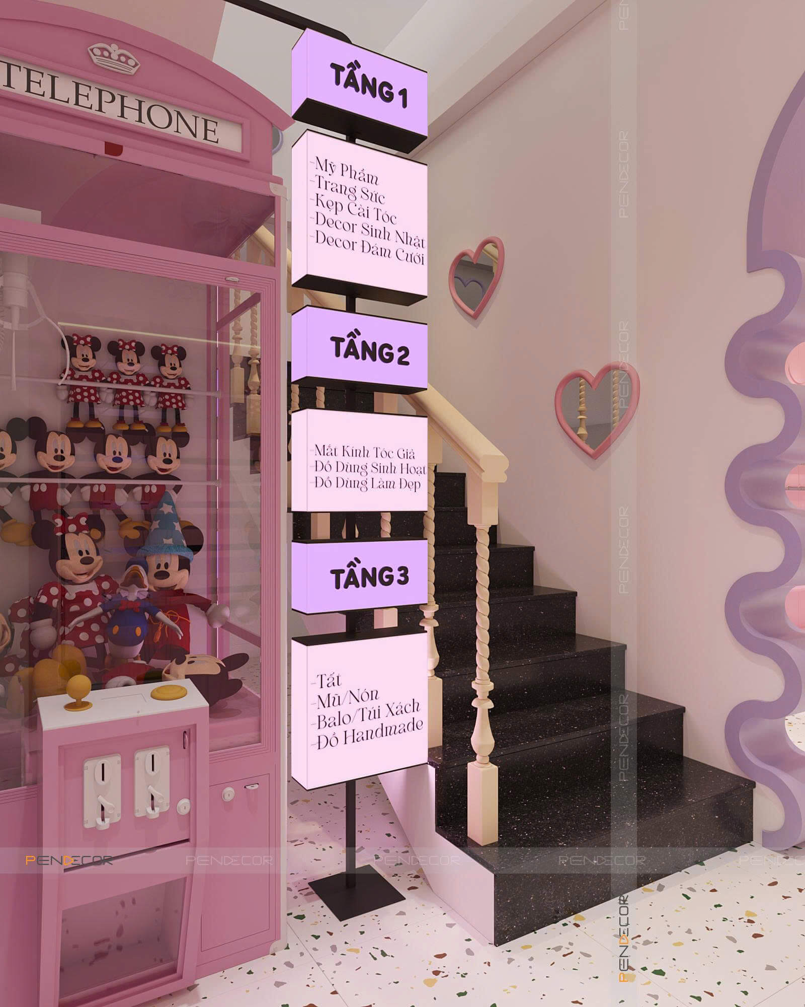 Thiết Kế Shop Phụ Kiện Bòn Bon Shop