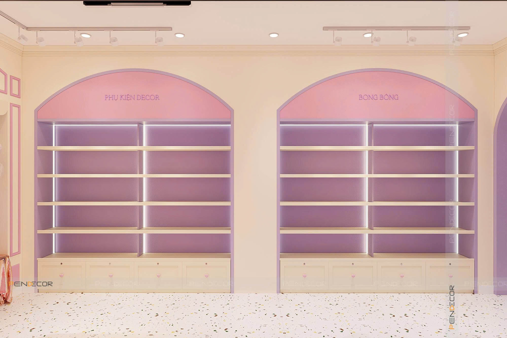 Thiết Kế Shop Phụ Kiện Bòn Bon Shop