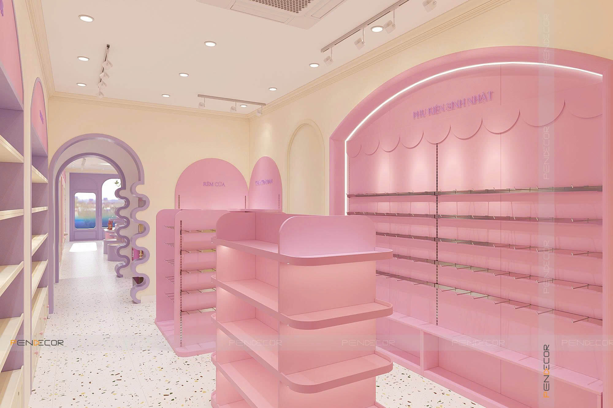 Thiết Kế Shop Phụ Kiện Bòn Bon Shop