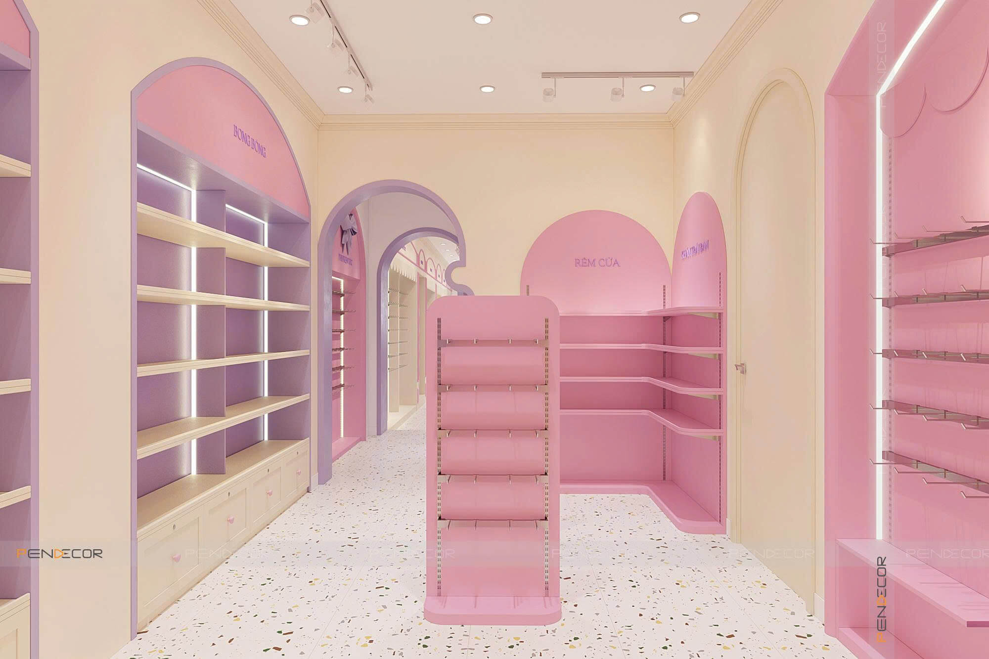 Thiết Kế Shop Phụ Kiện Bòn Bon Shop