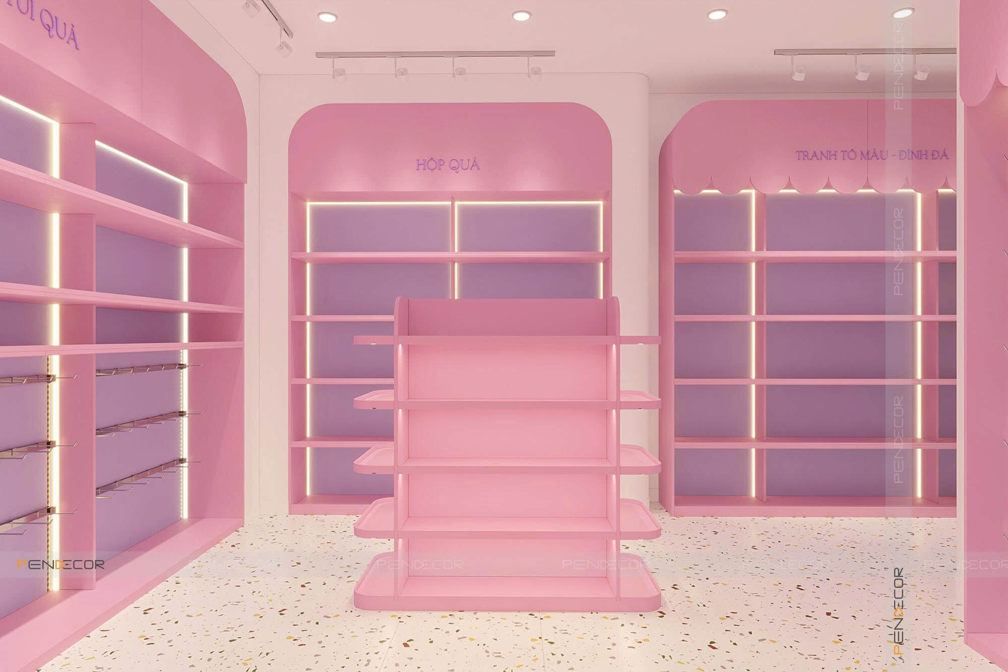 Thiết Kế Shop Phụ Kiện Bòn Bon Shop