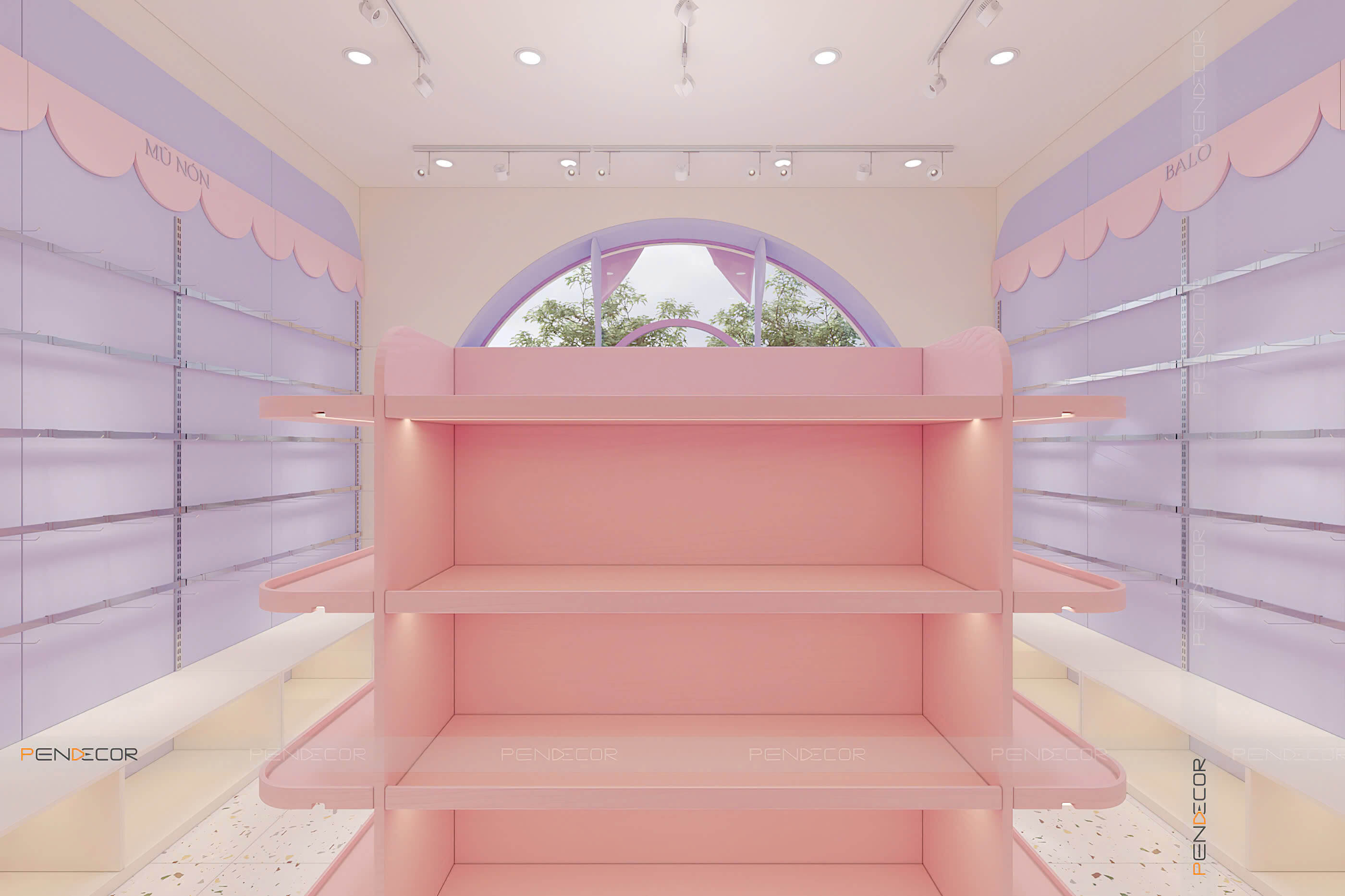 Thiết Kế Shop Phụ Kiện Bòn Bon Shop