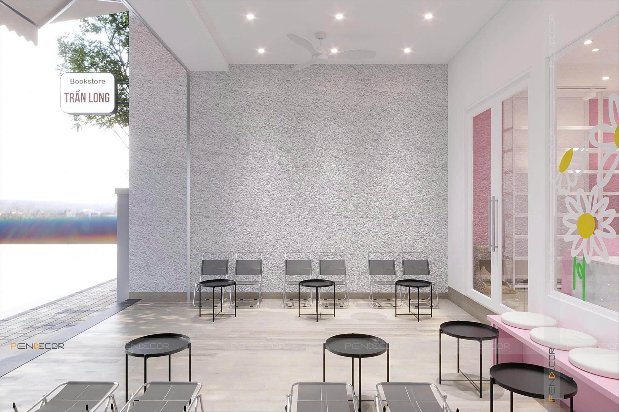 Thiết Kế Nhà Sách Trần Long