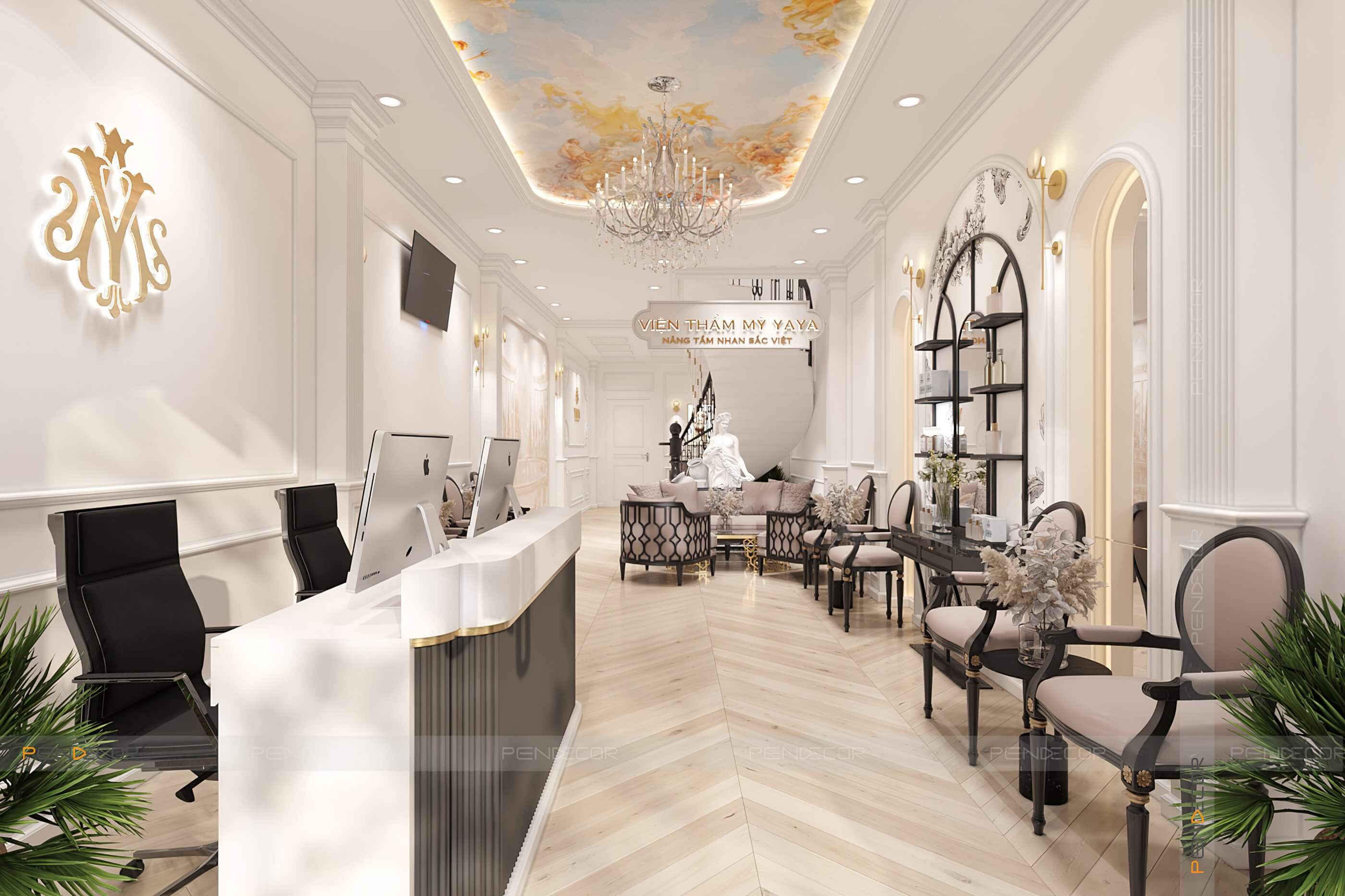 mẫu spa Pendecor