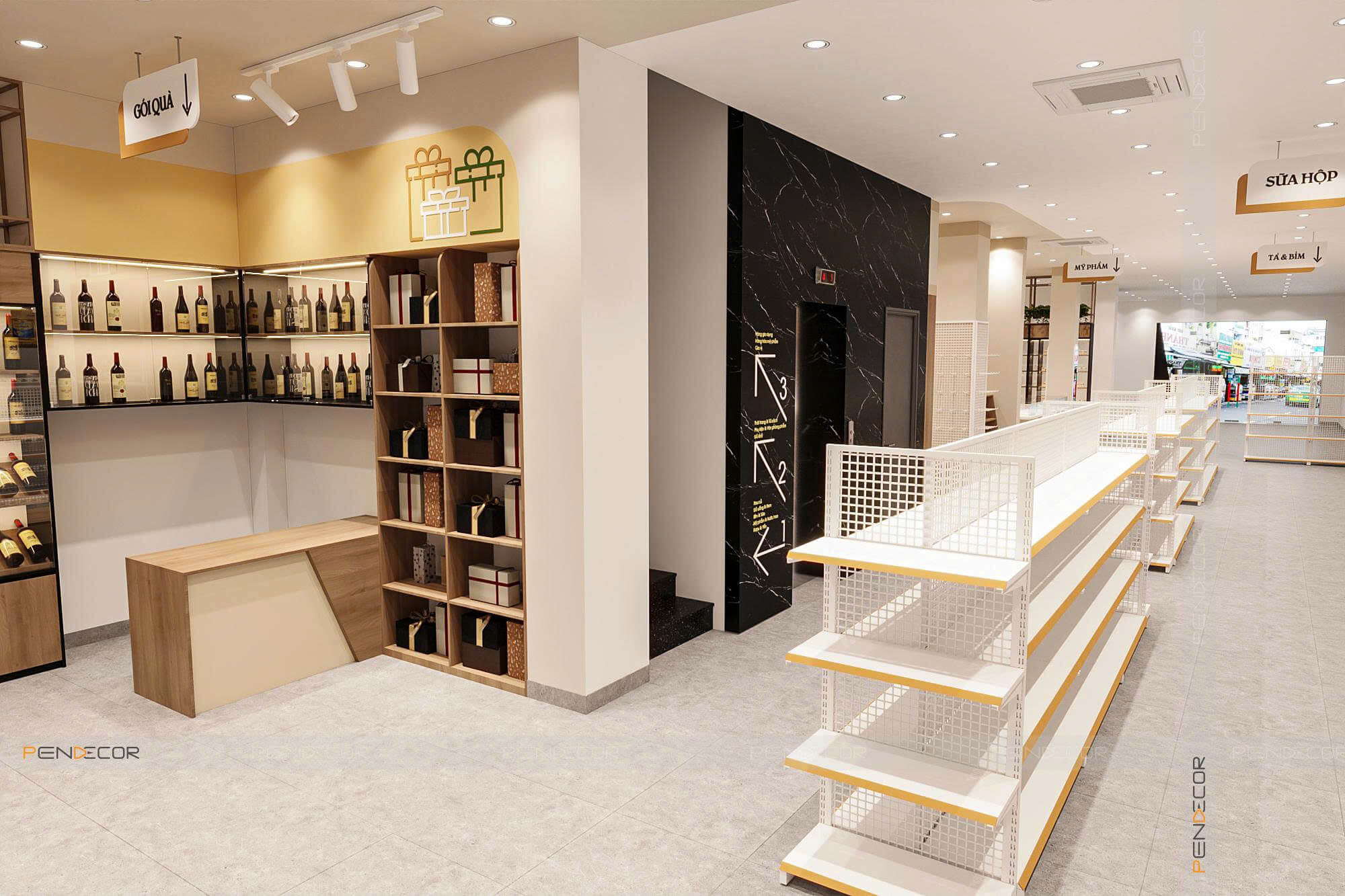 Thiết Kế Siêu Thị Mini Bảo An Mini Mart