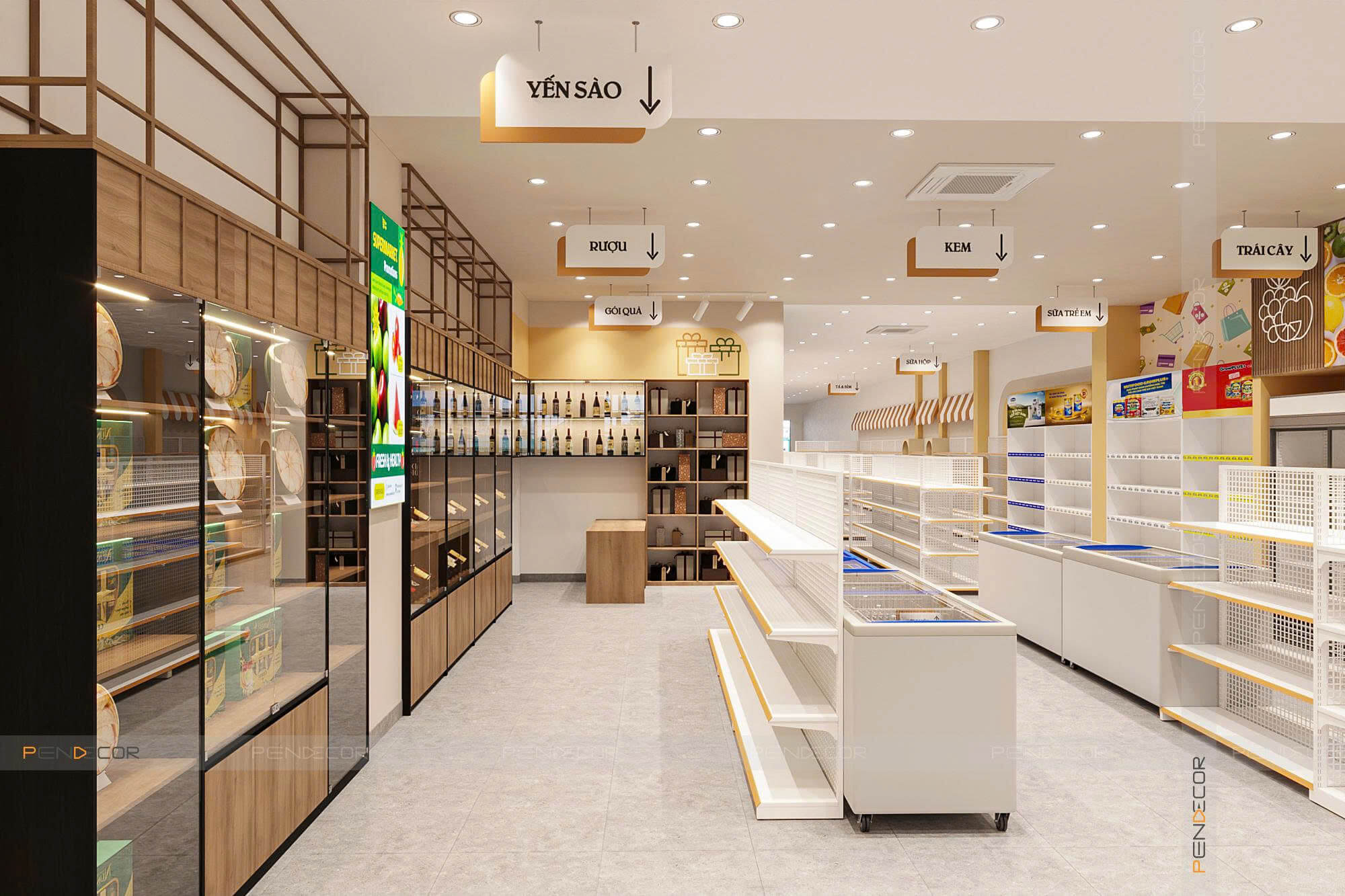 Thiết Kế Siêu Thị Mini Bảo An Mini Mart