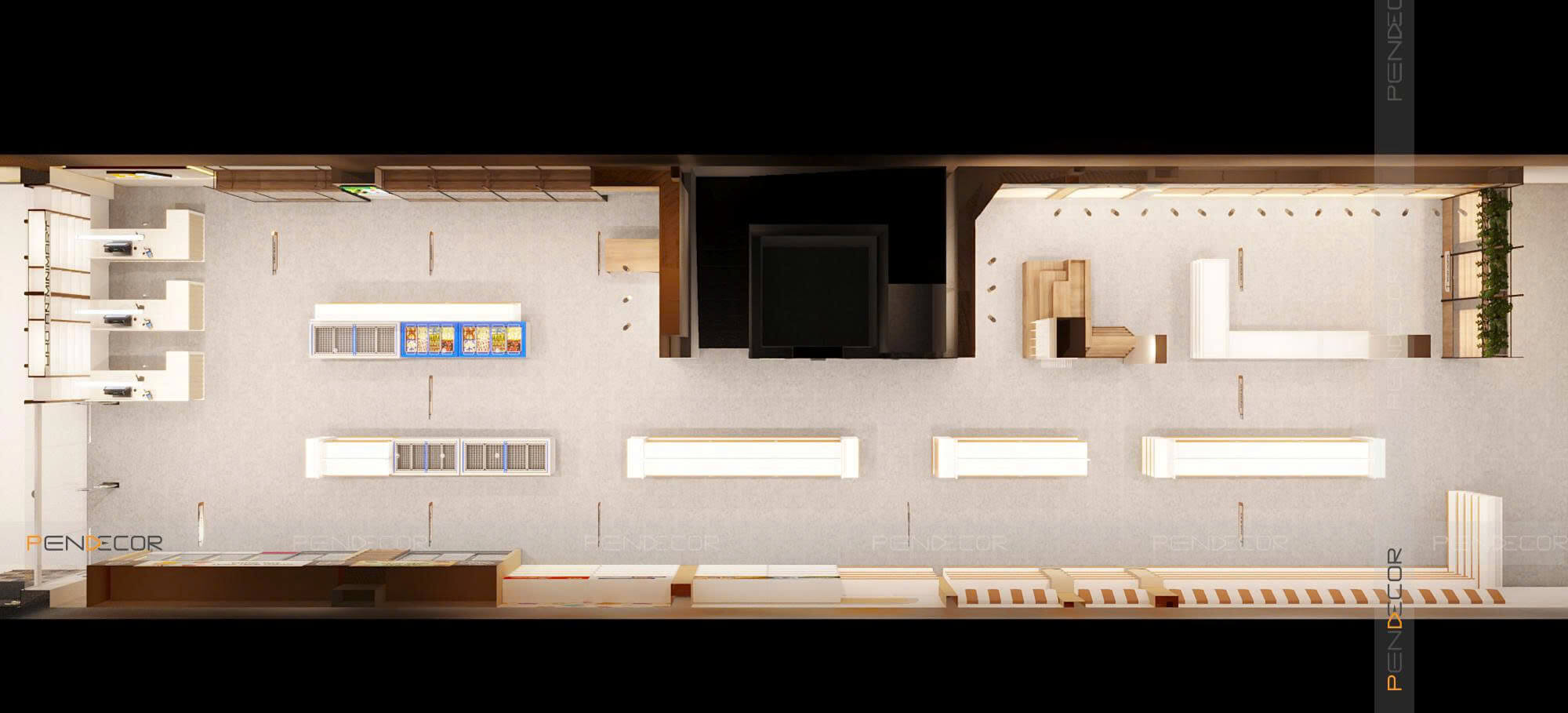 Thiết Kế Siêu Thị Mini Bảo An Mini Mart