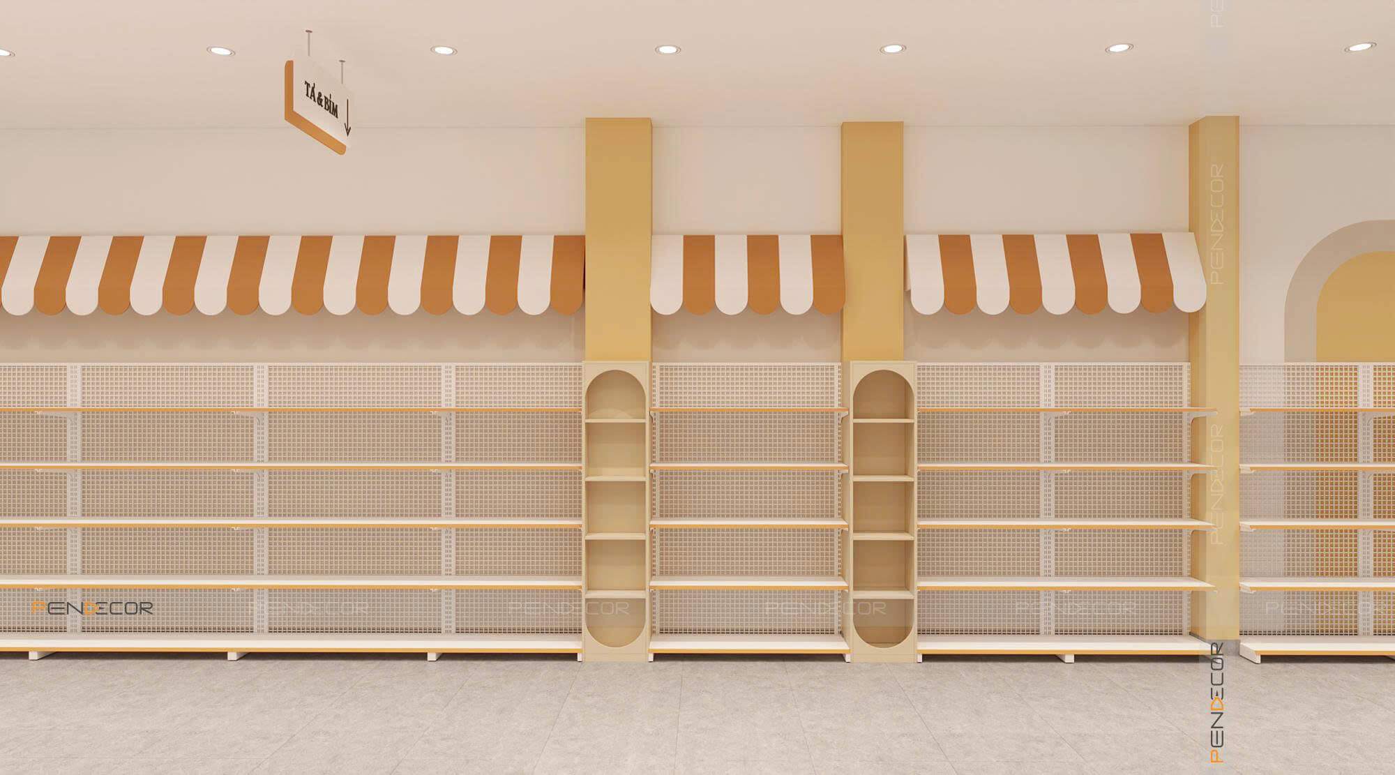 Thiết Kế Siêu Thị Mini Bảo An Mini Mart