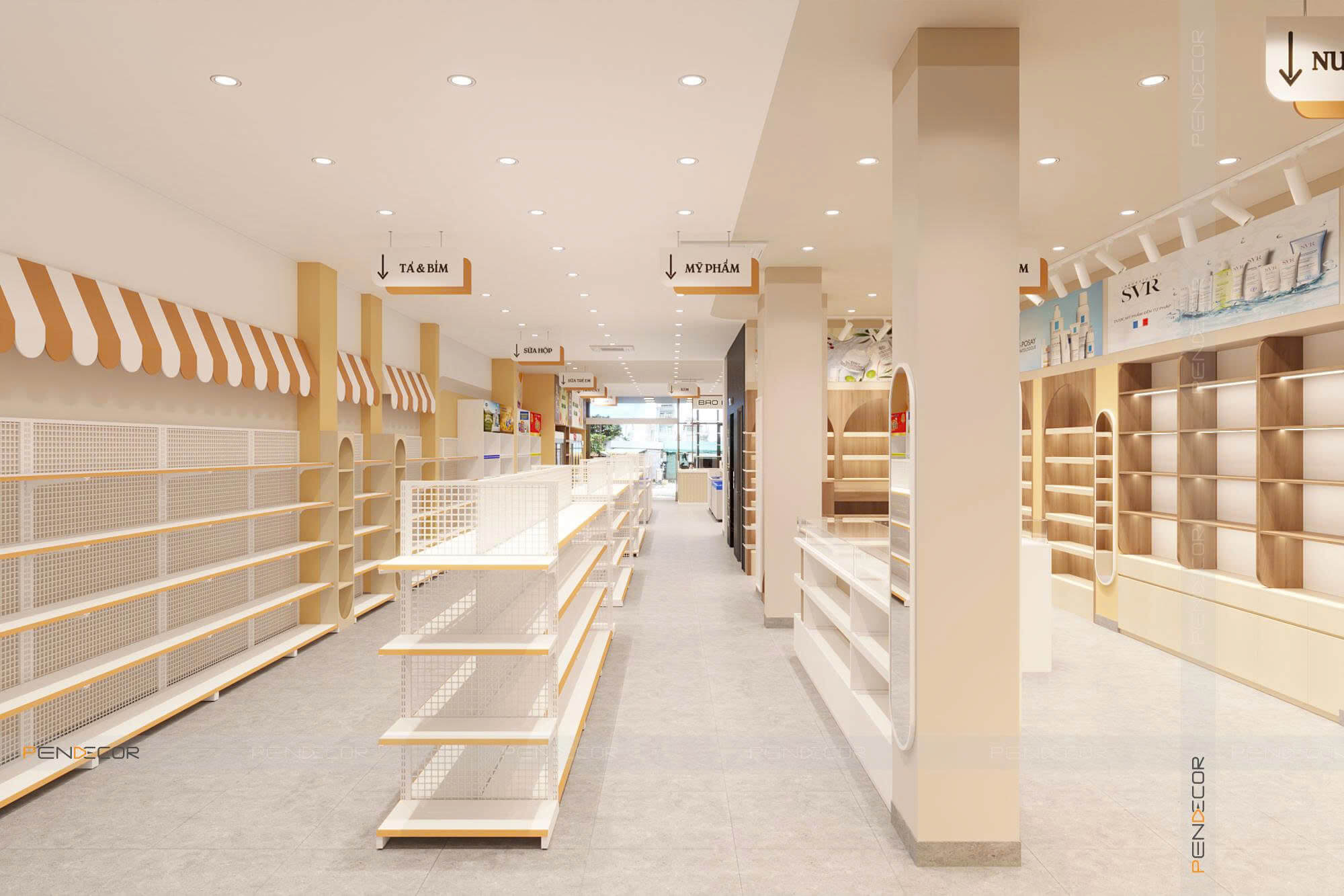 Thiết Kế Siêu Thị Mini Bảo An Mini Mart