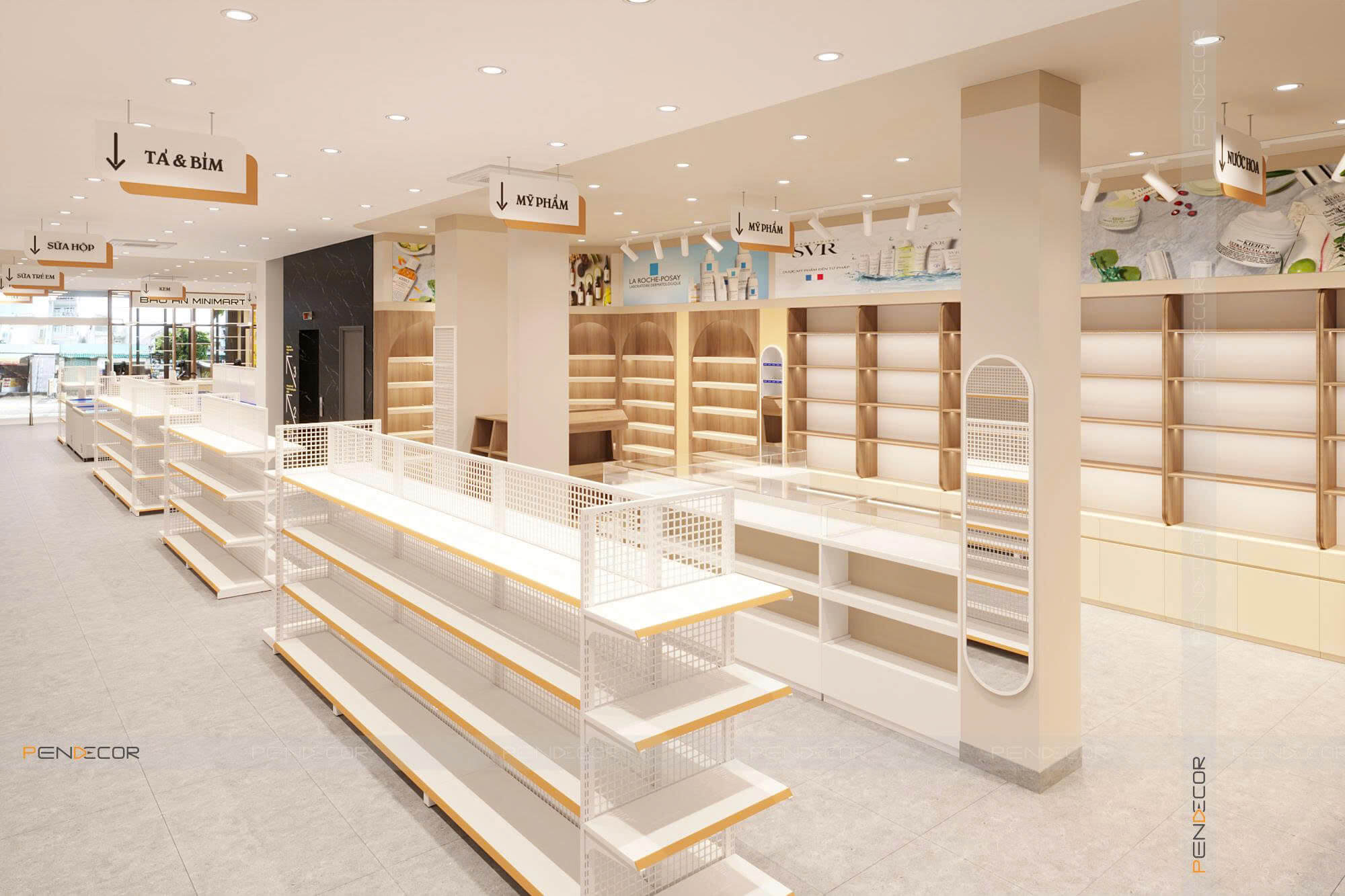 Thiết Kế Siêu Thị Mini Bảo An Mini Mart