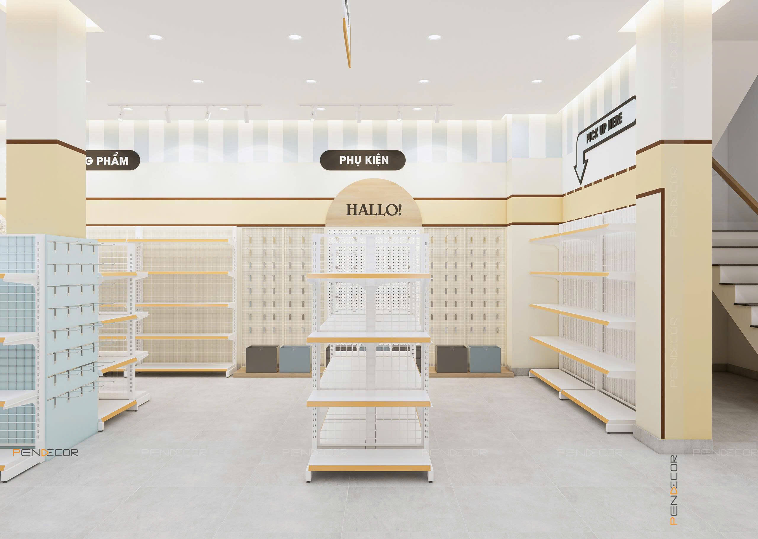 Thiết Kế Siêu Thị Mini Bảo An Mini Mart