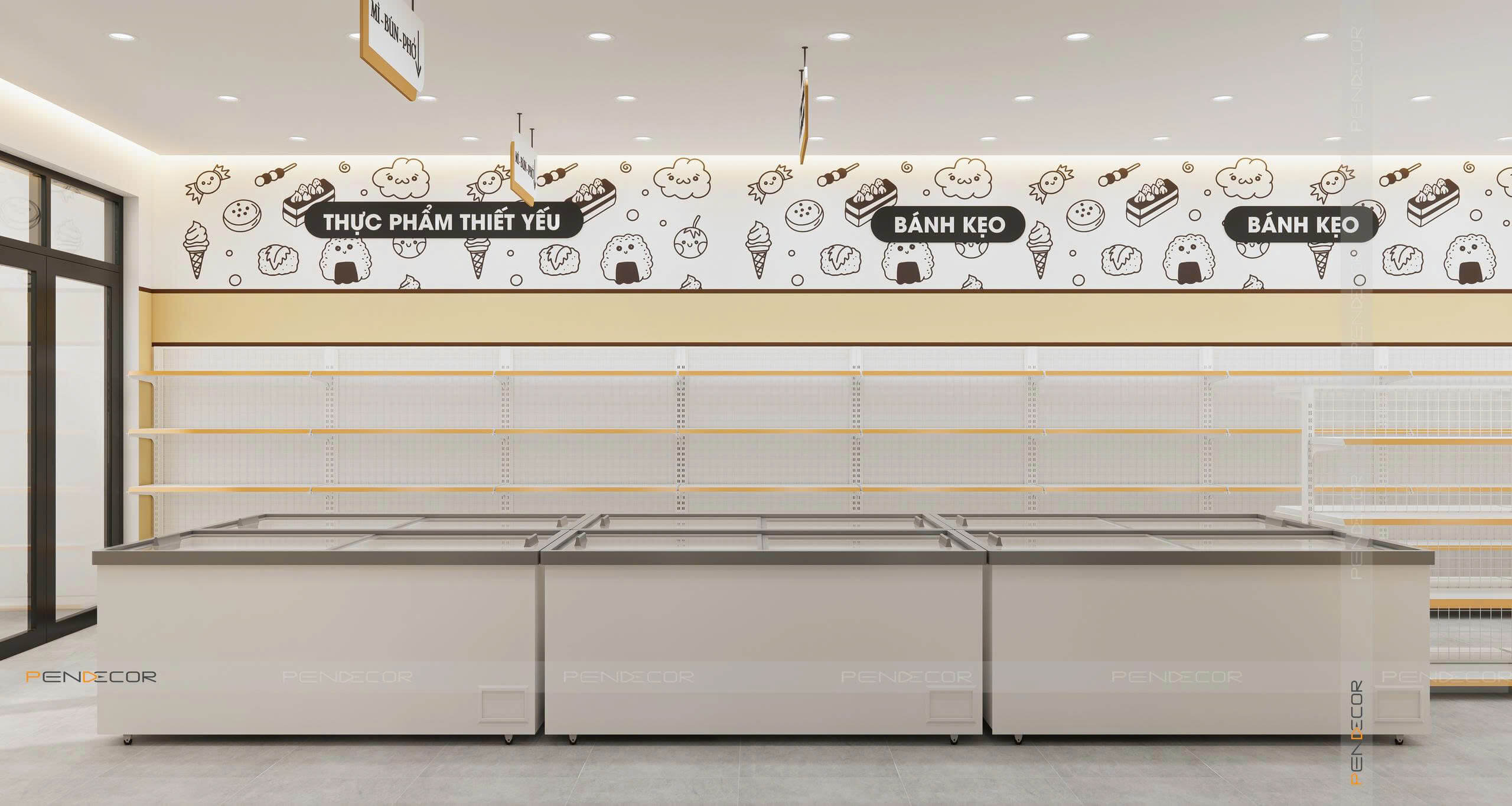 Thiết Kế Siêu Thị Mini Bảo An Mini Mart