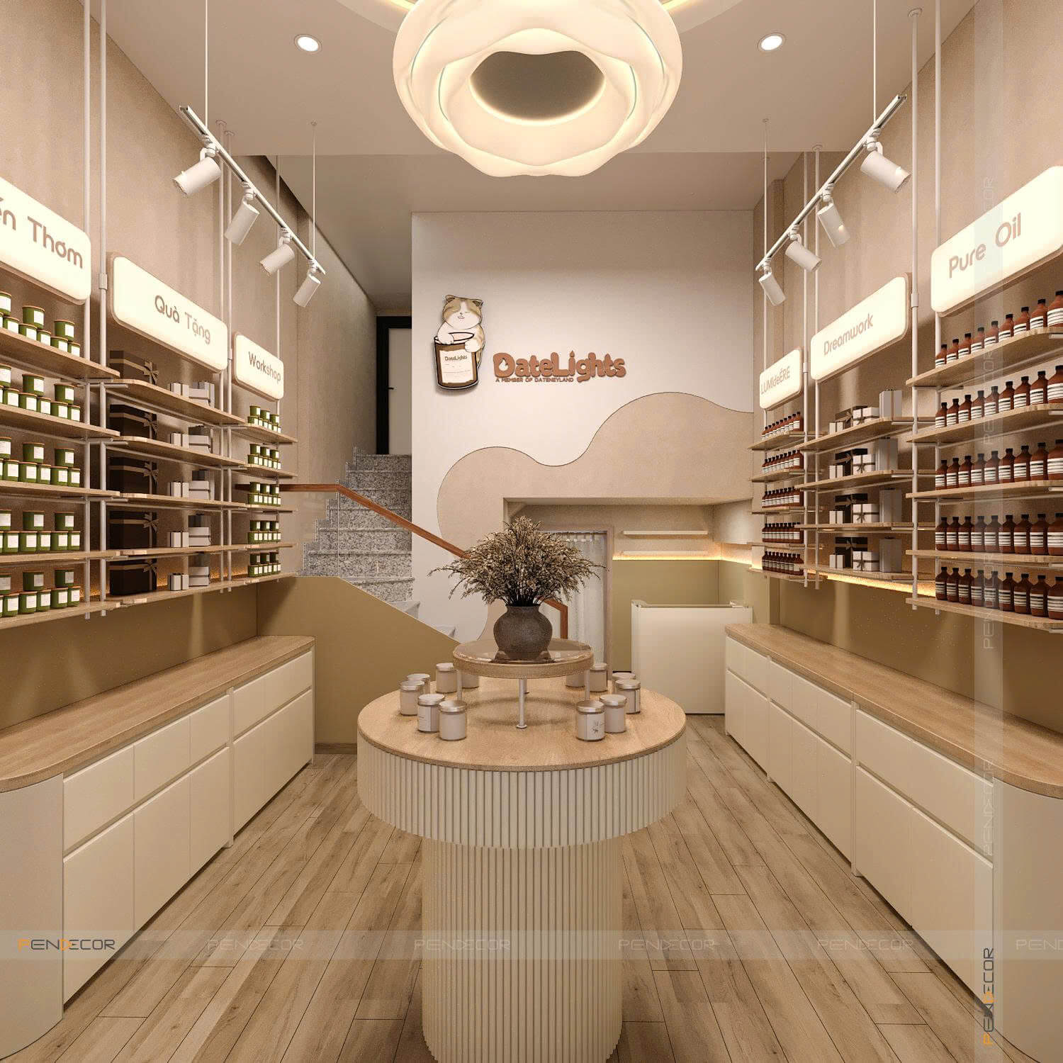 Thiết Kế Shop Phụ Kiện Datelights Candles