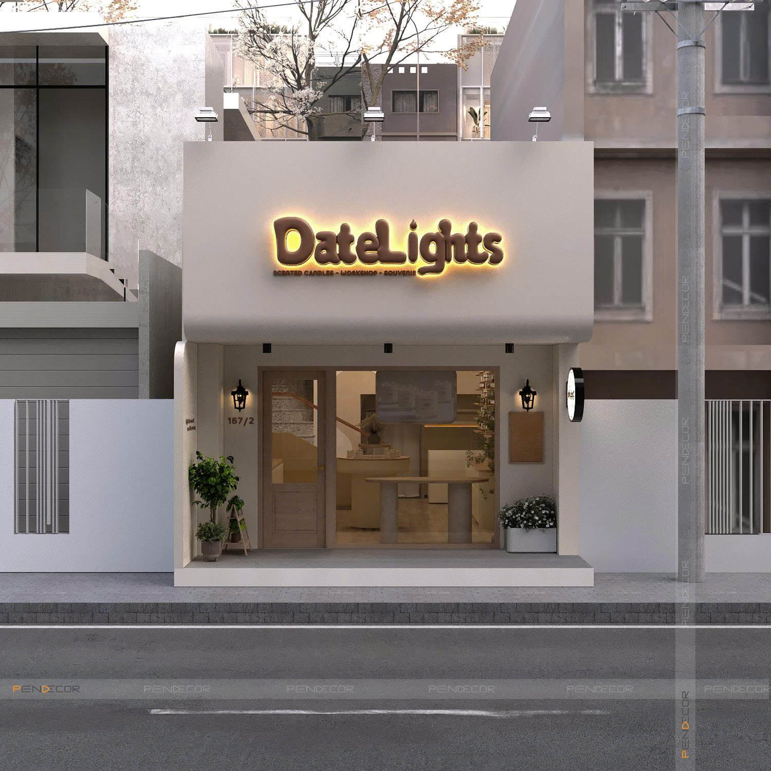 Thiết Kế Shop Phụ Kiện Datelights Candles