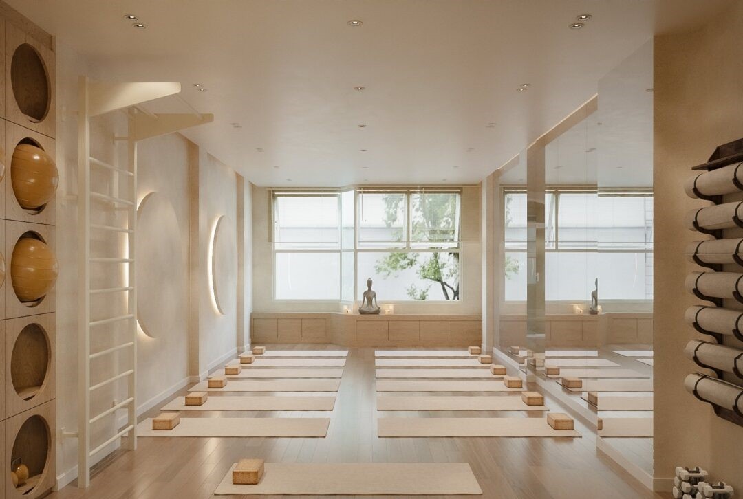 mẫu phòng tập yoga đẹp