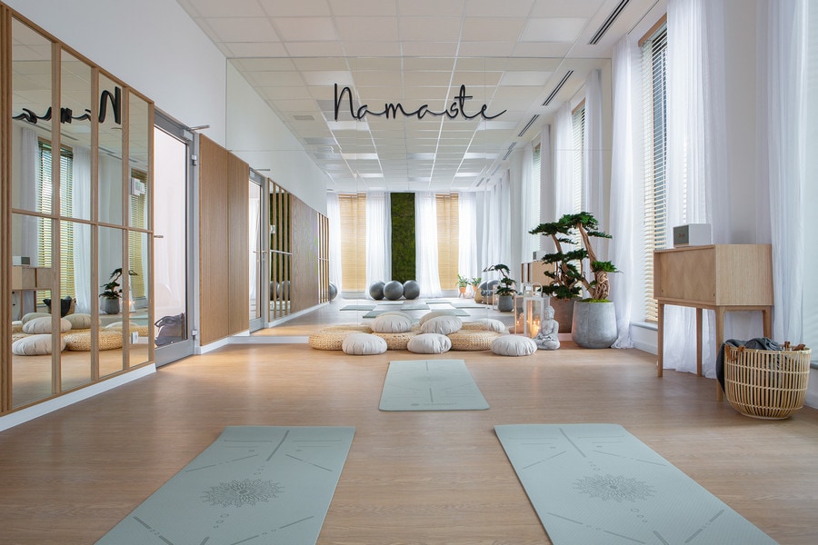 thiết kế phòng tập yoga tại nhà Pendecor