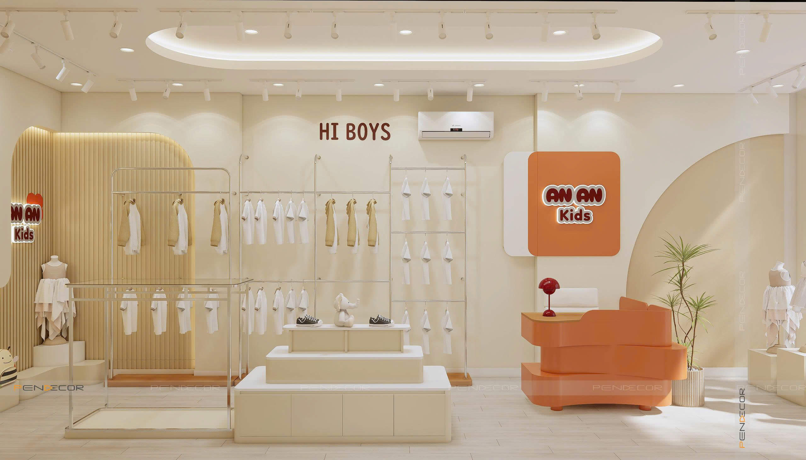 Thiết Kế Shop Quần Áo Trẻ Em Ana Kids